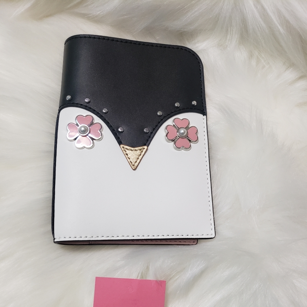Kate Spade Penguin Passport Case Holder/Wallet
